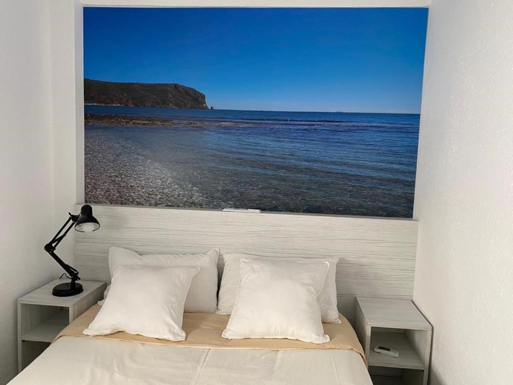 Apartamento Rosarioyemma - Primera Linea De Playa Con Vista Mar Javea Dış mekan fotoğraf